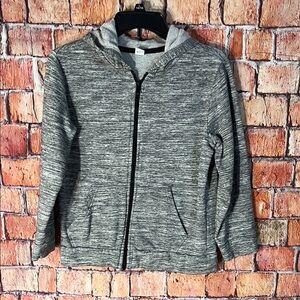 Old Navy Gray Kids Hoodie Size Large 10-12